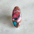 Oyster Dahlia Copper Turquoise